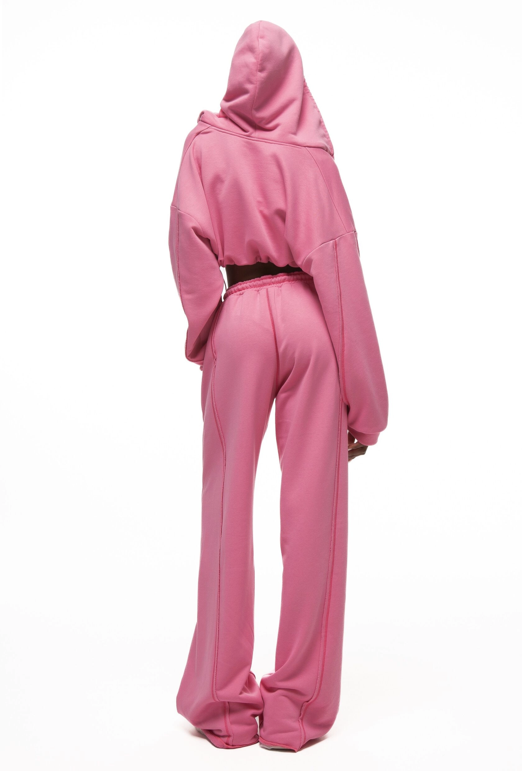 Джоггеры PINK MIAMI(ПИНК МАЯМИ) в розовом цвете - 40-42 (XS-S) - Розовый