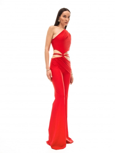 Комбинезон DOROTEA в цвете алая вишня - 44-46 (M-L) - Красный