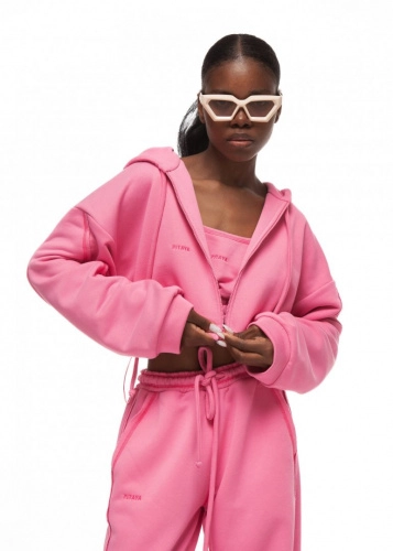 Худи PINK MIAMI(ПИНК МАЯМИ) в розовом цвете - 40-42 (XS-S) - Розовый