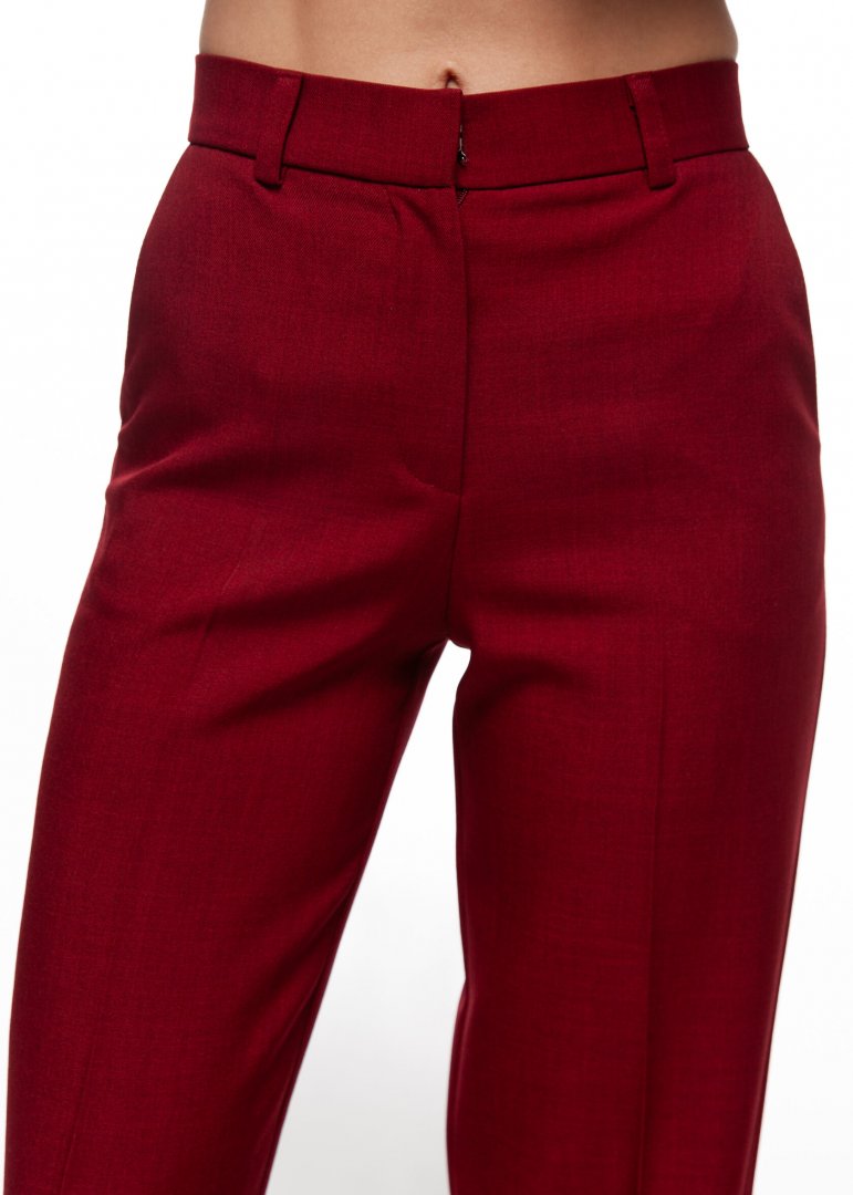 Брюки CHERRY LOST в бордовом цвете - 40-42 (XS-S) - Бордовый