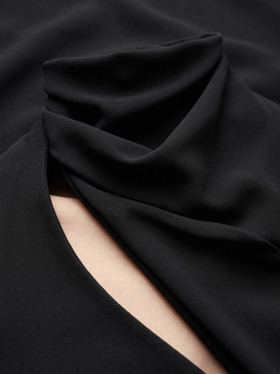 Top BENITO с вырезом in black - 44-46 (M-L) - Black