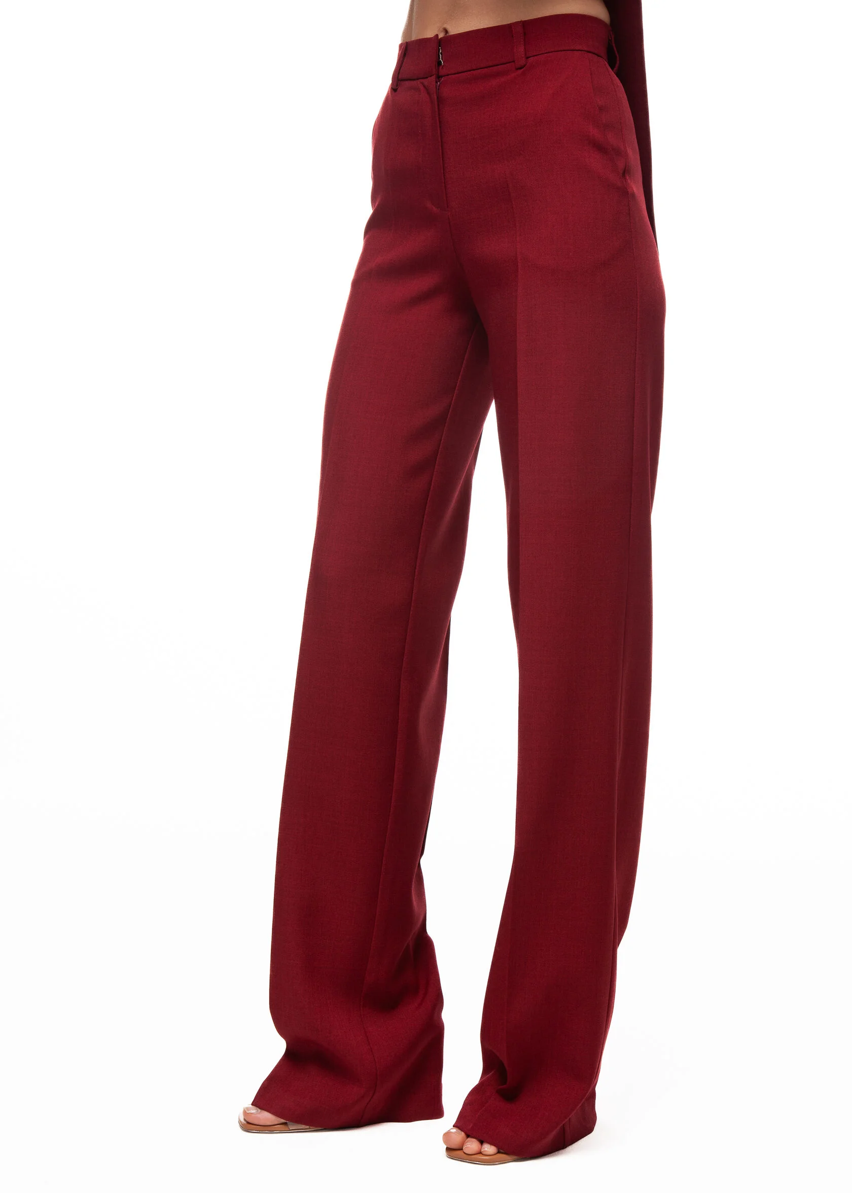 Брюки CHERRY LOST(ЧЕРРИ ЛОСТ) в бордовом цвете - 40-42 (XS-S) - Бордовый
