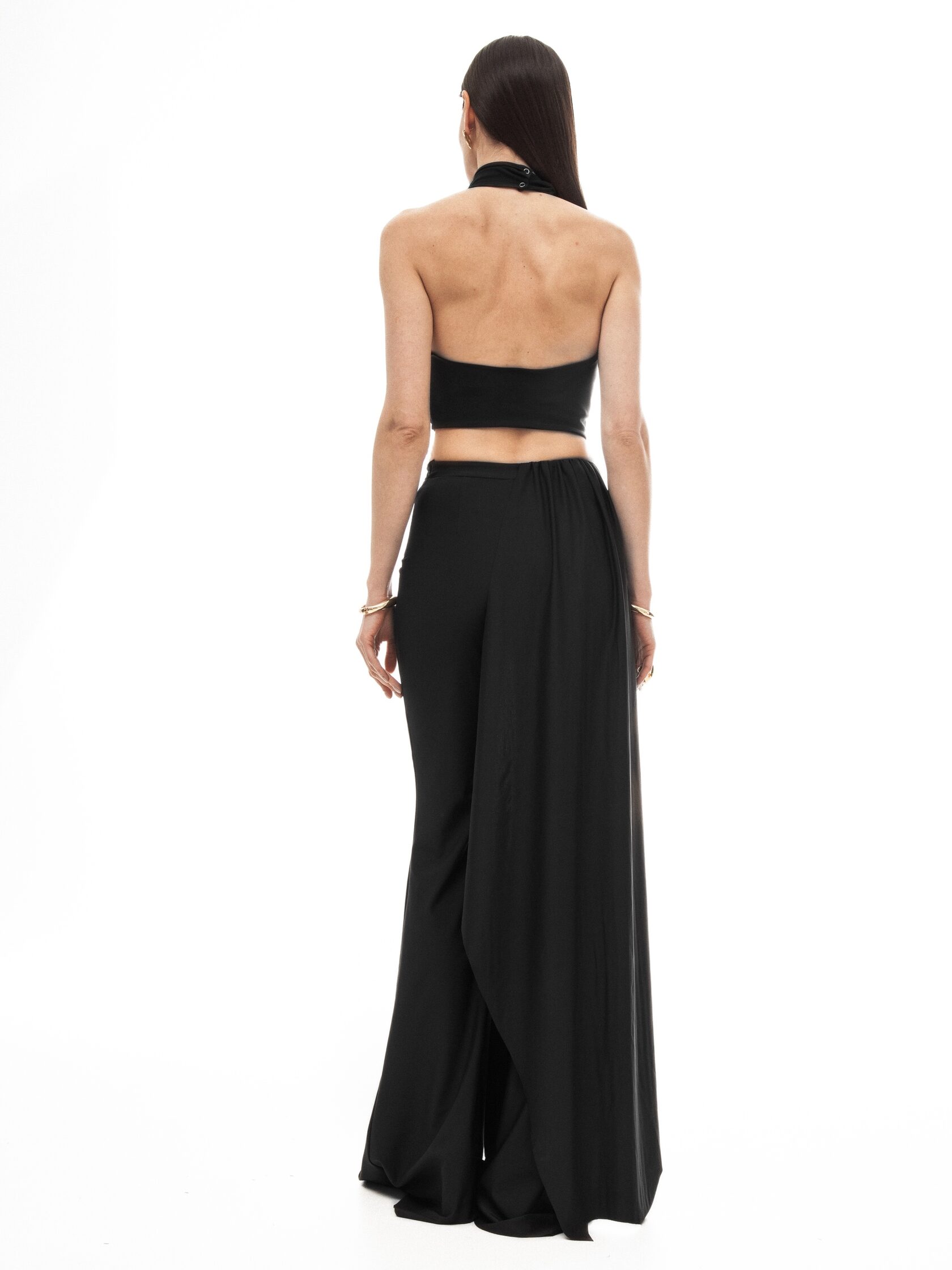 Top BENITO с вырезом in black - 44-46 (M-L) - Black