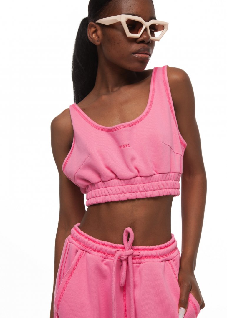 Топ PINK GOLF в розовом цвете - 40-42 (XS-S) - Розовый