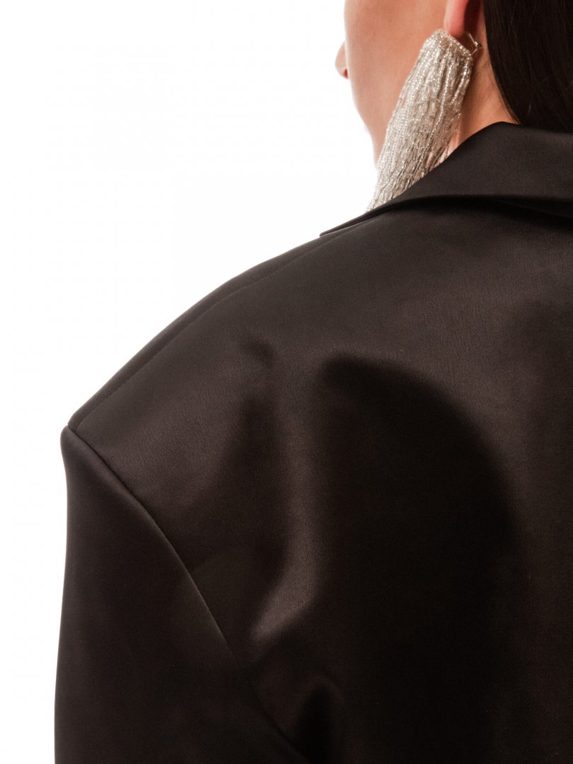 Cropped jacket NAKED in black - One size - Black