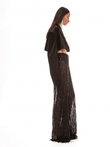 Cropped jacket NAKED in black - One size - Black